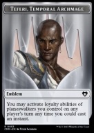 Teferi, Temporal Archmage Emblem, Treasure Token (dwustronna)