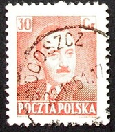 Polska > Datownik "Bydgoszcz" z dnia 28.11.1951 r. - na znaczku Fi 537