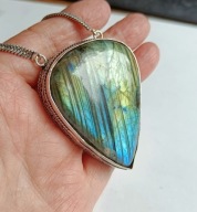 Duży Naszyjnik Labradoryt