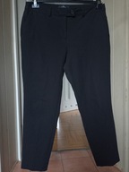 Spodnie materiałowe czarne w kant next 42 proste