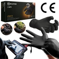 RĘKAWICZKI NITRYLOWE GASTRONOMIA MECHANIKA UNIWERSALNE Z GRIPEM 50SZT. L