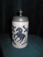 --[@sn] Unikat Stary XVIIIw Kufel Ceramiczny -29-