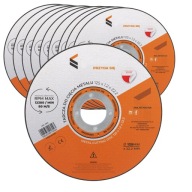 Tarcza Do Metalu zestaw 10szt Mocne Tarcze Do Cięcia Stali 125x1 125mm 1mm