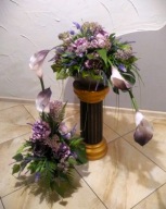 STROIK na grób+BUKIET kompozycja wiązanka na płytę nagrobną