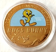 PTASZEK TWEETY, KRÓLIK BUGS, BAJKI DISNEYA DLA DZIECI, 40 MM, KOLOR !!!