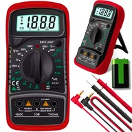 Miernik uniwersalny cyfrowy - pomiar napięcia, prądu, rezystancji AC/DC