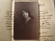 Bydgoszcz / skończyłam 16 lat - stare zdjęcie z 1929 / dziewczyna, modelka