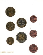 EURO WATYKAN 2006 ROK PRÓBNE (ESSAI PROBE TRIAL) BLISTER - BENEDYKT XVI