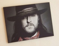 Dżem Rysiek Riedel Obraz ręcznie grawerowany ... Staloryt Grawer