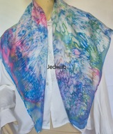 Arty's chustka jedwab ręcznie malowana 89x87