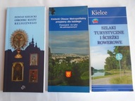 KIELCE PRZEWODNIK SZLAKI TURYSTYCZNE OŚRODKI KULTU ZAMKI ŚWIĘTY KRZYŻ 9 szt