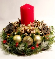 Stroik Dekoracja stołu Prezent Boże Narodzenie