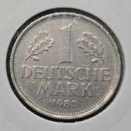 *NIEMCY [0211]*1 Marka 1980 *G* Niemcy Zachodnie (RFN) Orzeł, Liście dębu