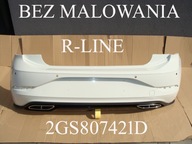 2GS807421D Zderzak tylny tył VW Polo 6 VI R-LINE 2G PDC BEZ MALOWANIA biały