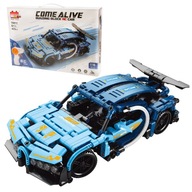 KLOCKI ZDALNIE STEROWANY SAMOCHÓD RC AUTO SPORTOWE 433 EL.