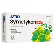 APTEO Symetykon MAX 240 mg Symetykonu 30 kapsułek