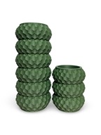 Zestaw Wazon na Suszki plus Przybornik na Biurko Zielony - kwiaty LEGO