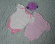 Zestaw komplet body NUTMEG 2 szt. dziewczynka 56 cm #74