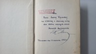 Pisma wybrane - Maria Dąbrowska z dedykacją Komitetu rodzicielskiego z 1957