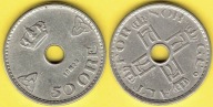 NORWEGIA 50 Ore 1929 r.