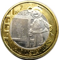 Dukat lokalny "7 Łódek" z wizerunkiem Misia Uszatka, w 2009 roku w Łodzi.