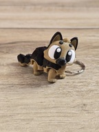 Breloczek Owczarek Niemiecki 3d - Brelok Druk3d fidget Keychain