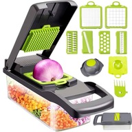 ZESTAW KRAJALNICA TARKA WIELOFUNKCYJNA DO WARZYW OWOCE SER SZATKOWNICA 14w1