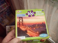 Puzzle 100 elem. Most Golden Gate w nocy