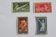 Znaczki Francja z 1924 r Letnia Olimpiada rzadkie