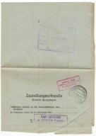 Nowy Targ 1942 Potwierdzenie odbioru Szaflary Leśn