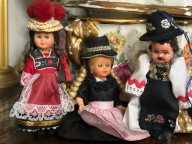 LALKA KOLEKCJONERSKA LUDOWA Schwarzwald - 3SZT