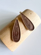 Piękne lekkie kolczyki Kropla życia Łezka