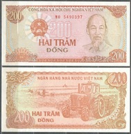 Wietnam - P-100 - 200 Dong - 1987 - seria MO