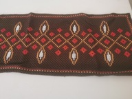 KILIM BIEŻNIK SERWETKA PŁÓCIENNY SKANDYNAWSKI WZOREK HAFTOWANY