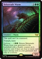 Karta Magic: The Gathering Balustrade Wurm DSK *Foil*