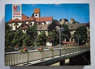 Puzzle Füssen, Bawaria - MB - 2000 elementów - stare retro