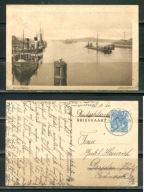 K19879)Holandia: Ijmuiden, Buitenhaven, wyslany 1910