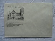 RUDA ŚLĄSKA KOPERTA Z NADRUKIEM KOŚCIOŁA