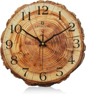 ZEGAR ŚCIENNY 30CM DREWNIANY WZÓR DREWNA RUSTYKALNY CICHY BEZ TYKANIA