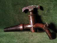 Zabytkowy szpunt z brązu / stary szpunt do beczki