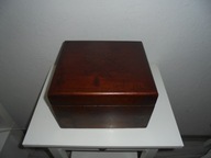 STARA DREWNIANA SZKATULKA SKRZYNKA PUDELKO