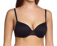 Triumph czarny biustonosz Shiny Flower Forever 75C