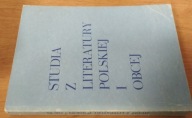 Studia z literatury polskiej i obcej red. Lech Ludorowski