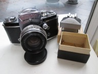 Aparat Exakta Varex IIa z PANCOLAREM , I ŚWIATŁOMIERZEM TRAVEMAT