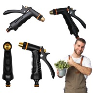 PISTOLET DO ZRASZANIA REGULACJA DO PODLEWANIA METALOWY CZARNY Bradas