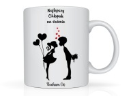 Kubek z nadrukiem na prezent na urodziny Walentynki