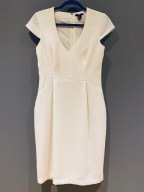 H&M Nowa elegancka sukienka ecru R. 38 40