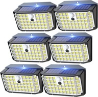 LAMPA SOLARNA ZEWNĘTRZNA 176 LED 6 SZTUK