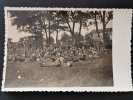 RKM wz. 28 Browning w Pokrowcu Żołnierze Odpoczynek II RP