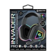 Sentry Invader Gamingowe Słuchawki RGB Light-Up z regulowanym mikrofonem